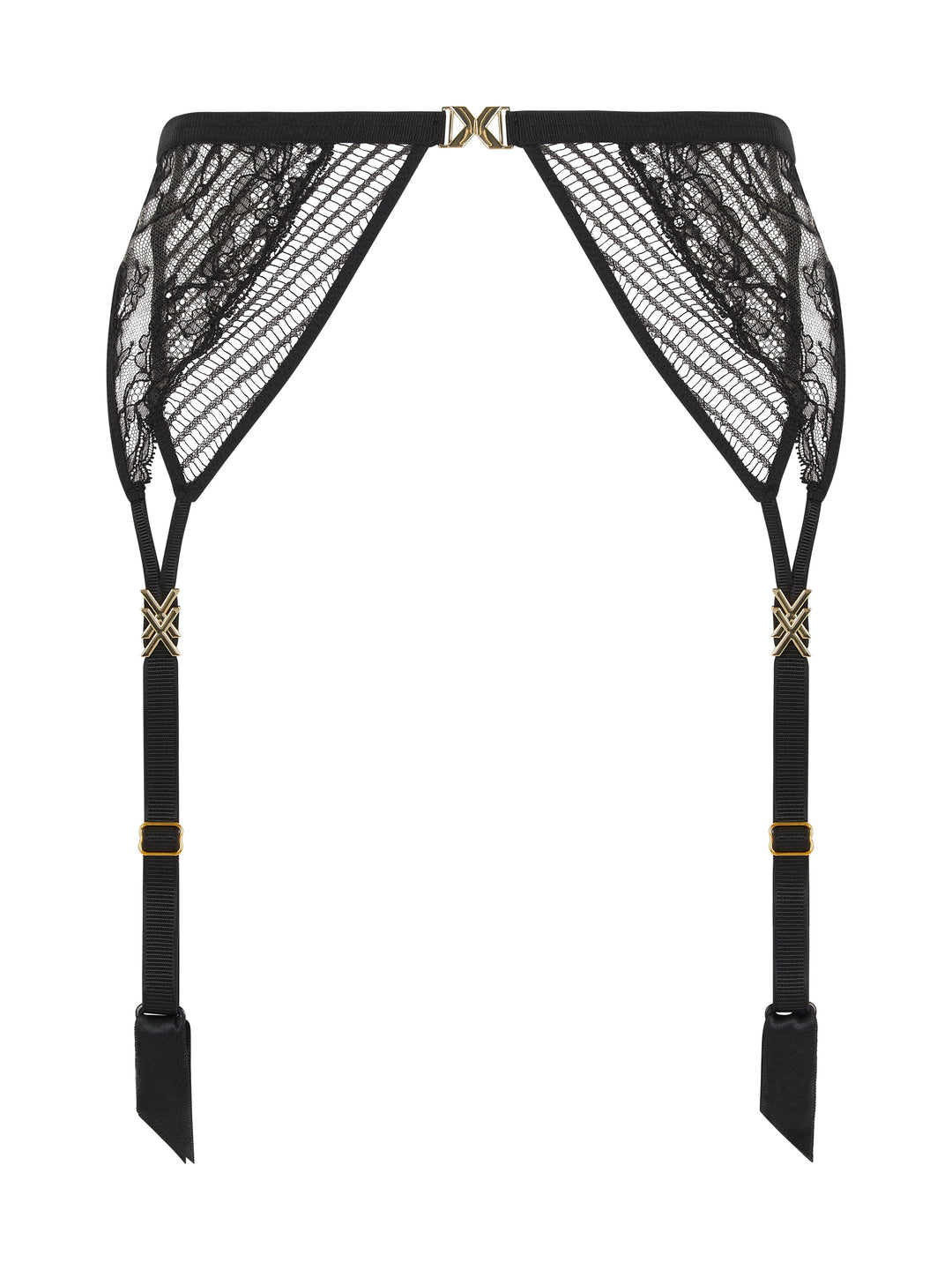 Chantelle - Txture Suspender Belt Black Suspender Belt Chantelle 