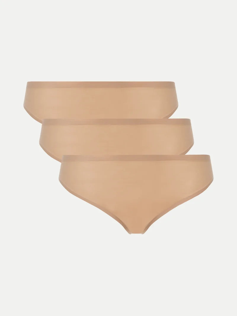 Chantelle - Softstretch Thong Packs X3 Nude Sand