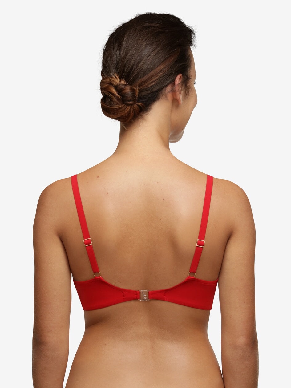 Chantelle Inspire Full Cup Bikini - Pepper Red Full Cup Bikini Chantelle Swimwear 