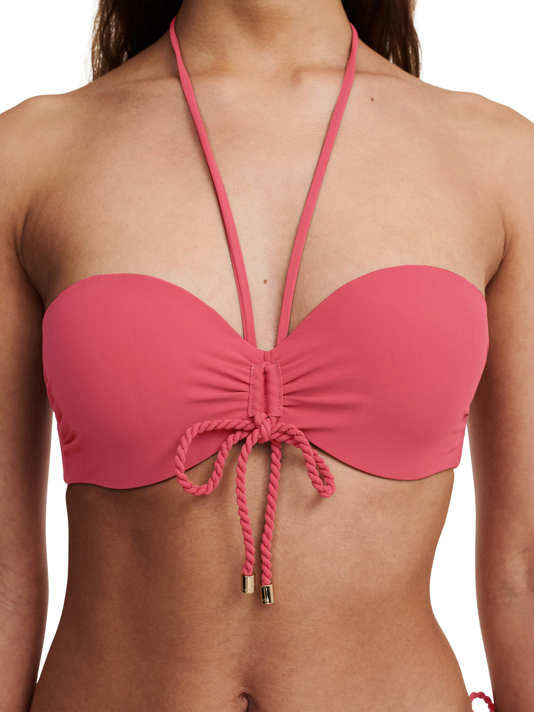 Chantelle Swimwear - Inspire Bandeau T-Shirt Bra Garnet Red