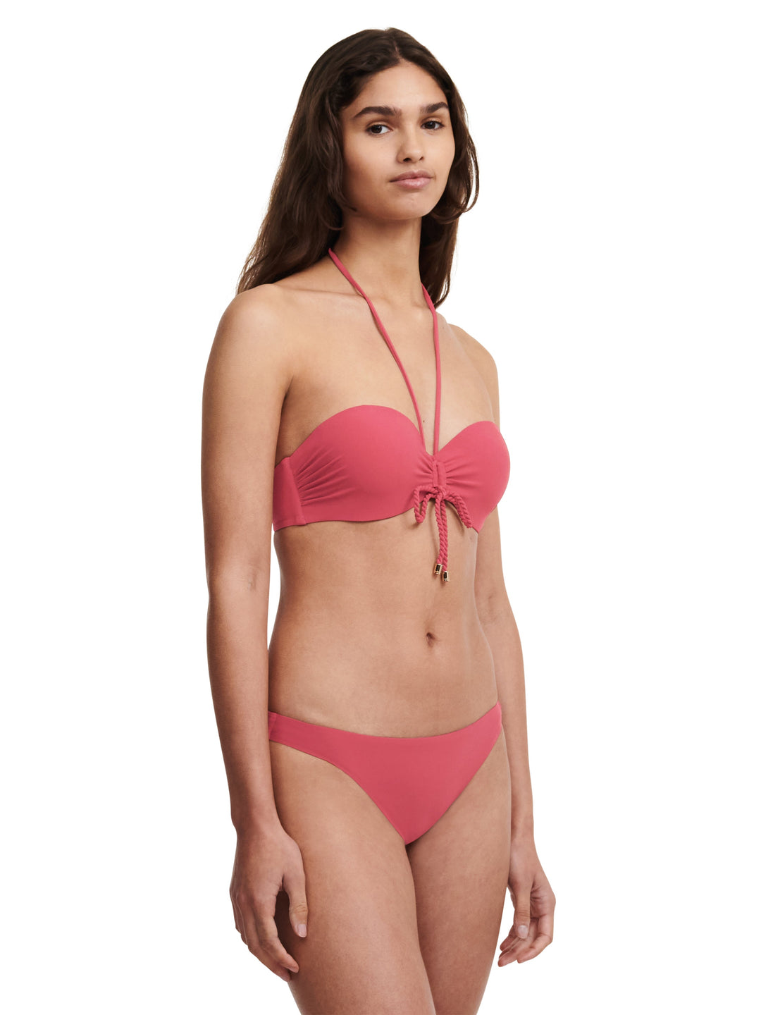 Chantelle Swimwear - Inspire Bandeau T-Shirt Bra Garnet Red Full Cup Bikini Chantelle Swimwear 