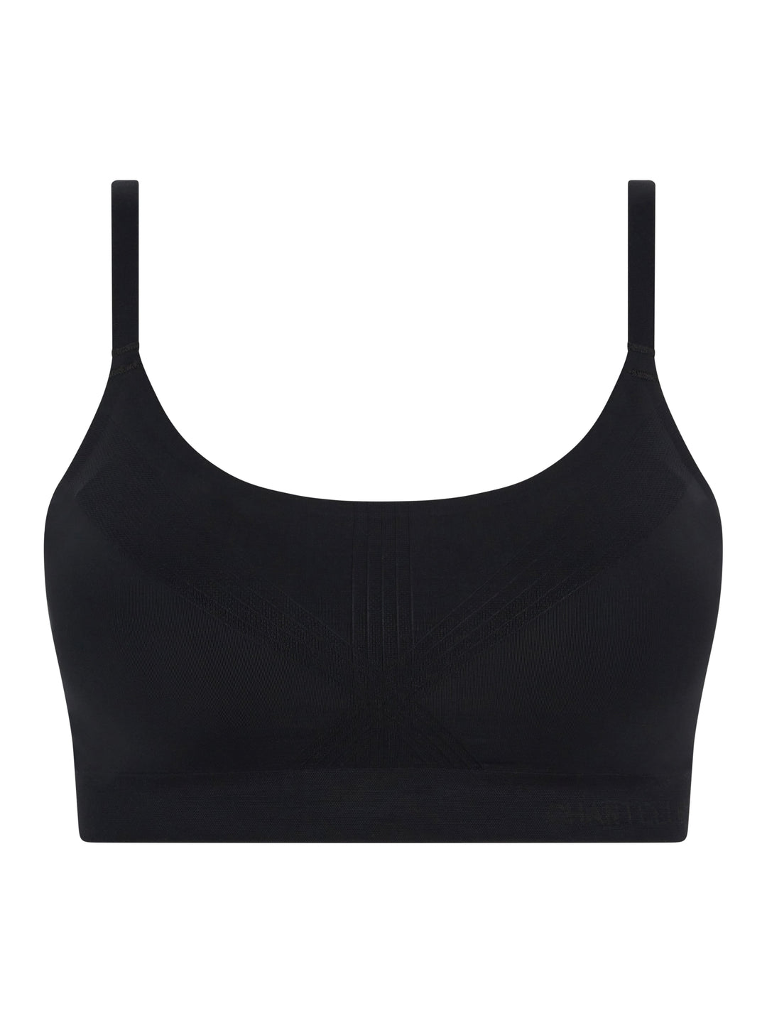 Chantelle Smooth Comfort Wirefree Support Bra - Black Soft Bra Chantelle 