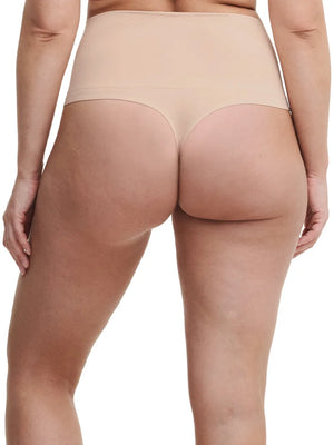 Chantelle - Tanga de cintura alta Smooth Comfort Sculpting Sirocco