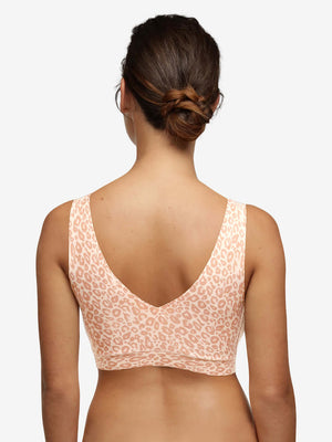 Chantelle Softstretch Padded Top - Leo Neutral Print Soft Bra Chantelle 