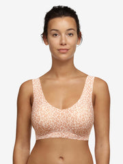 Chantelle Softstretch Padded Top - Leo Neutral Print Soft Bra Chantelle 