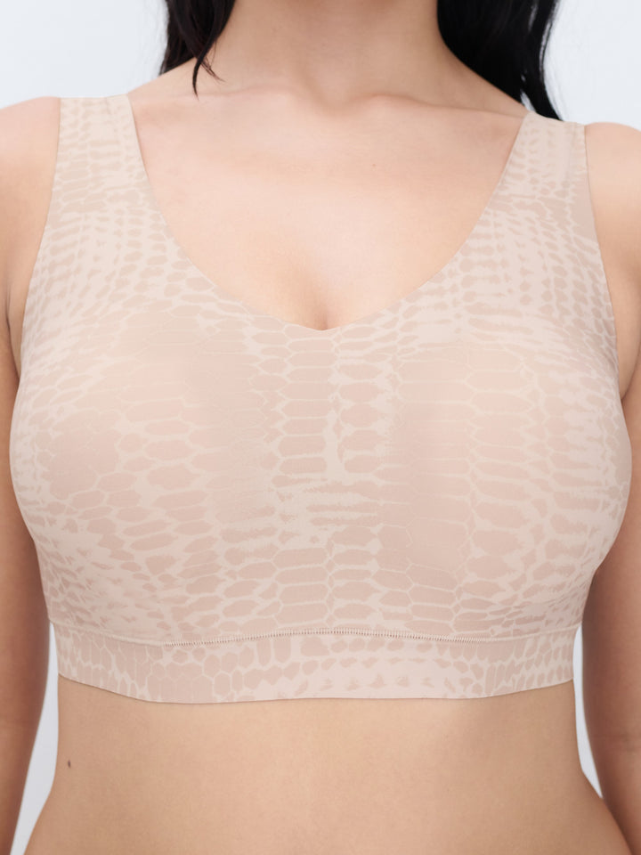 Chantelle - Softstretch Padded Top Light Snake Print