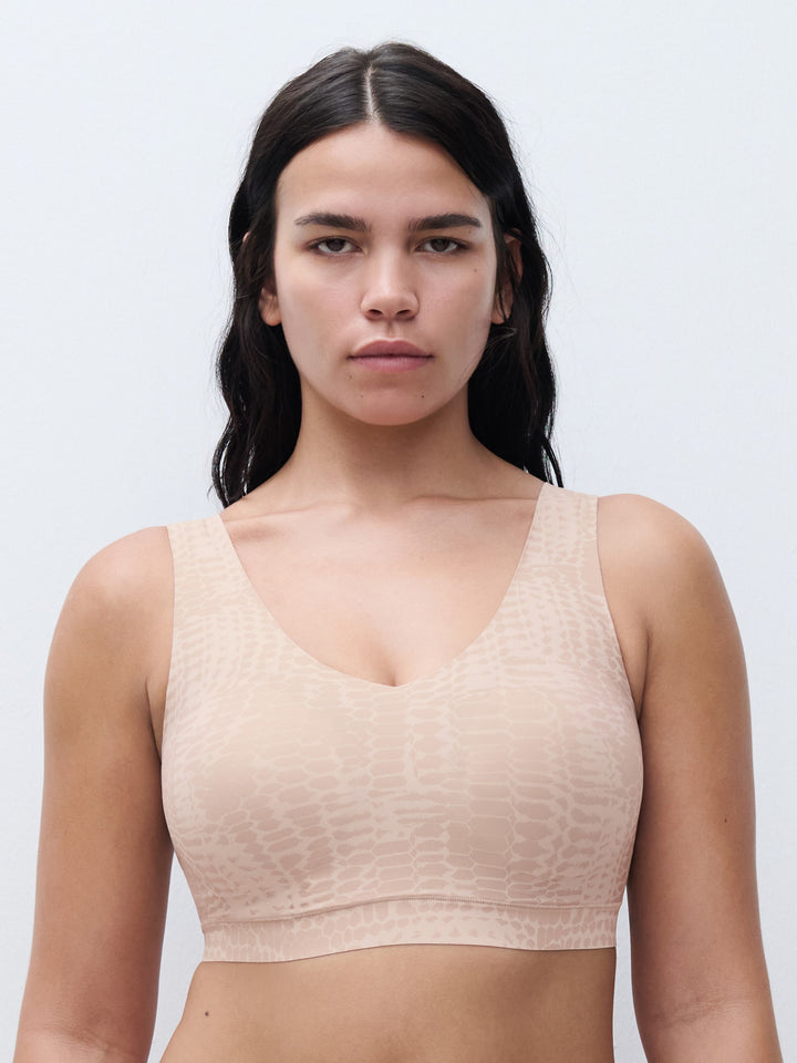 Chantelle - Softstretch Padded Top Light Snake Print