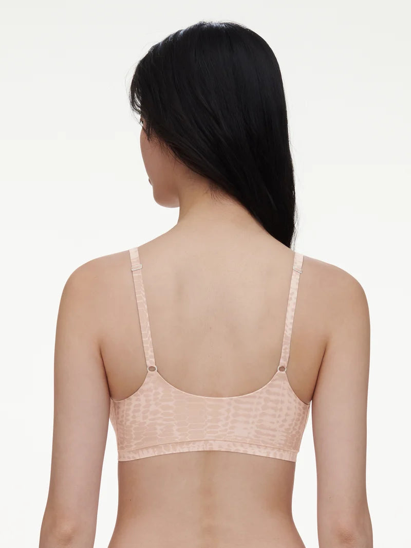 Chantelle - Softstretch Padded Bralette Light Snake Print