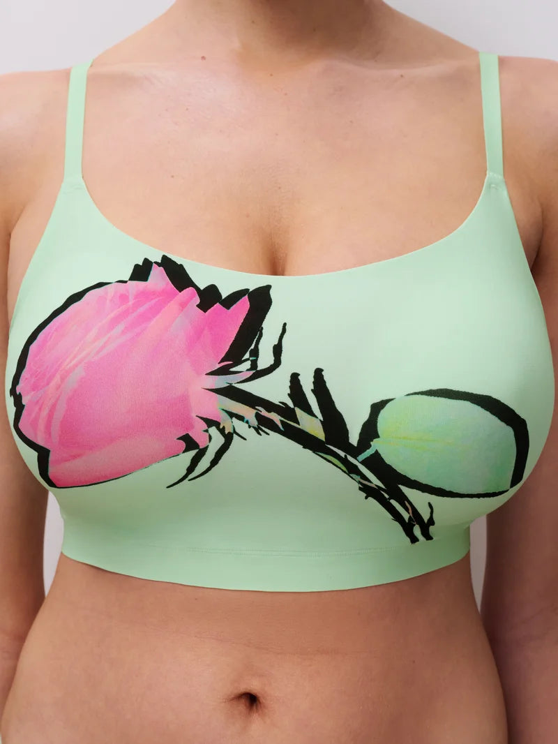 Chantelle - Softstretch Padded Bralette Cut Out Rose