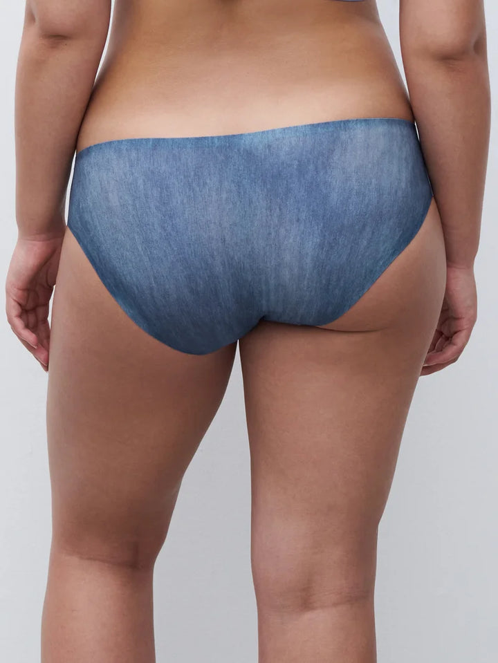 Chantelle - Softstretch Bikini Blue Denim Print