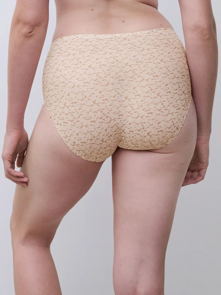 Chantelle - Softstretch High Waist Brief (Gradient Print) Norah Nude Print