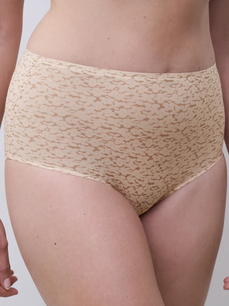Chantelle - Softstretch High Waist Brief (Gradient Print) Norah Nude Print