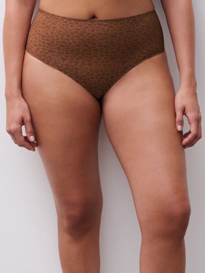 Chantelle - Softstretch High Waist Thong Wild Brown