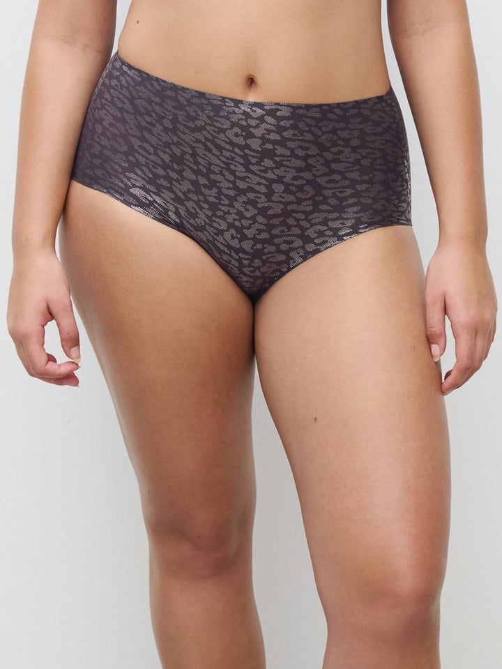 Chantelle - Softstretch High Waist Brief Ink Shimmer Print
