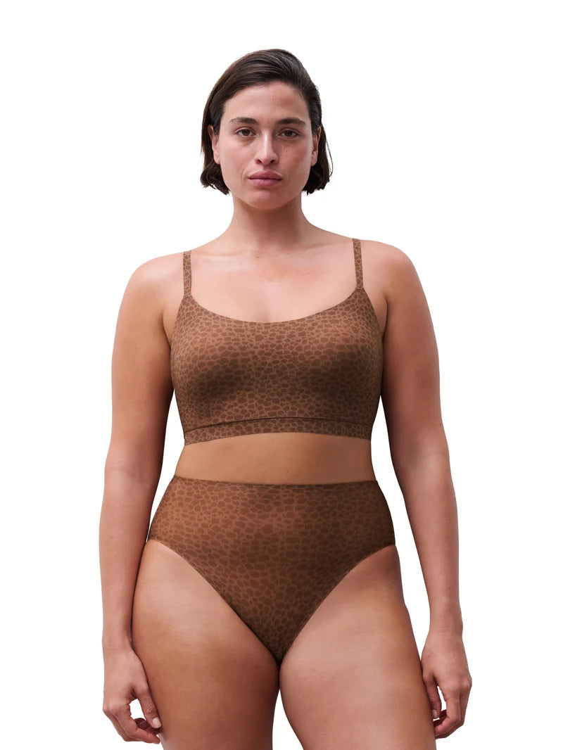 Chantelle - Softstretch High Cut Brief Wild Brown