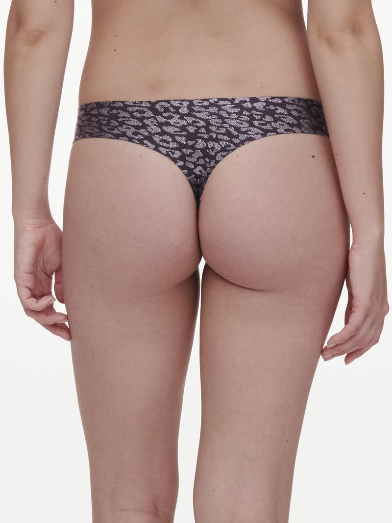 Chantelle - Softstretch Thong Ink Shimmer Print