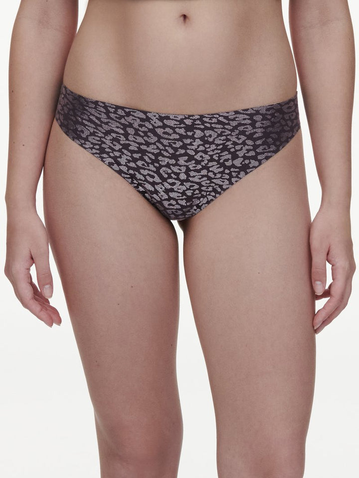Chantelle - Softstretch Thong Ink Shimmer Print