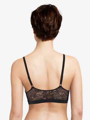 Chantelle Soft Stretch Padded Bralette Lace - Black Padded Bra Chantelle