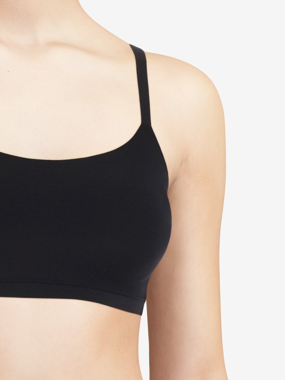 Chantelle Soft Stretch Padded Bralette Lace - Black Padded Bra Chantelle