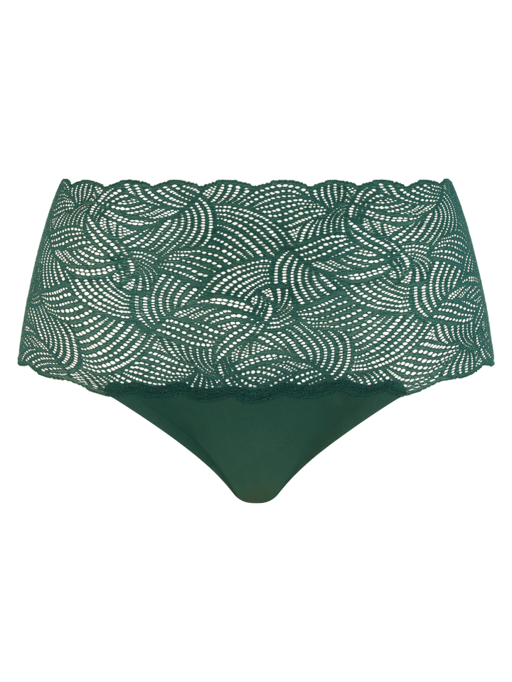 Chantelle - Softstretch Lace High Waist Brief Empire Green