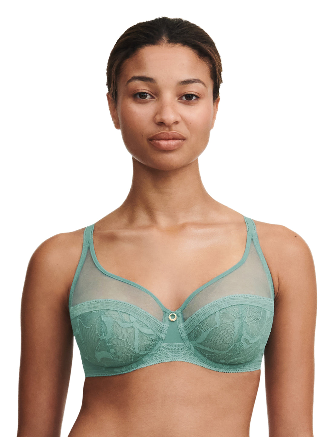 Chantelle - True Lace Very Covering Underwired Bra Trellis Green