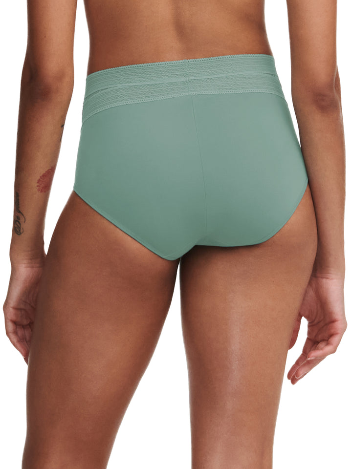 Chantelle - Braguita completa de talle alto True Lace Trellis Green