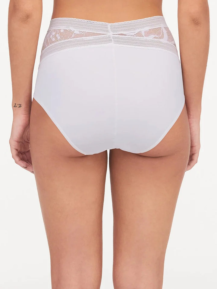 Chantelle - True Lace High-Waisted Full Brief Milk
