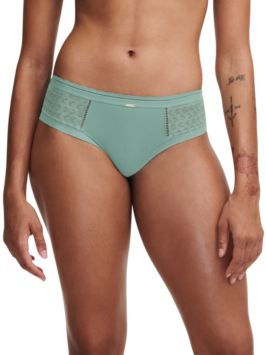 Chantelle - Monogram Shorty Trellis Verde