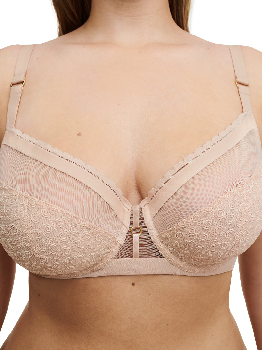 Chantelle - Monogram Underwired Bra Golden Beige