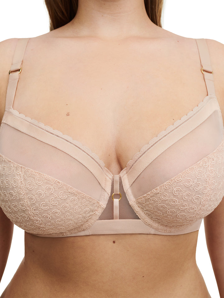 Chantelle - Monogram Underwired Bra Golden Beige