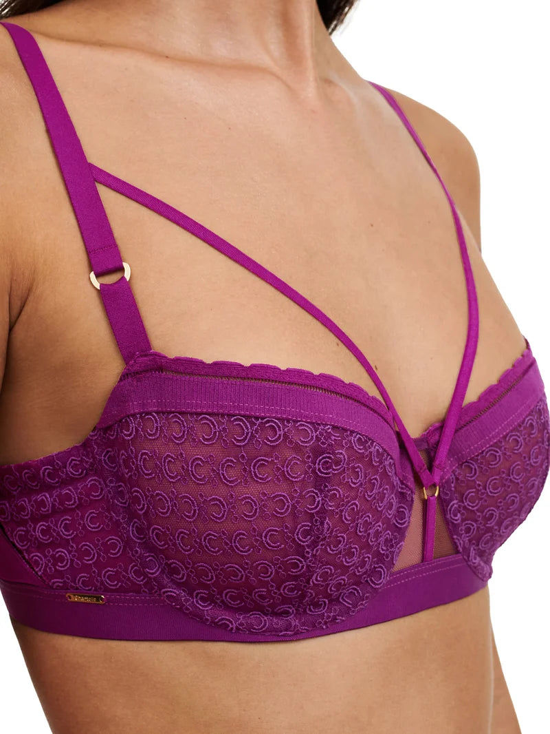 Chantelle - Monogram Half-Cup Balcony Bra Ultraviolet