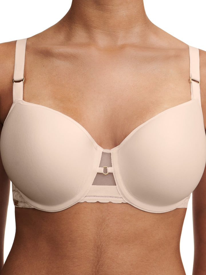 Chantelle - Monogram Half-Cup Memory Bra Golden Beige