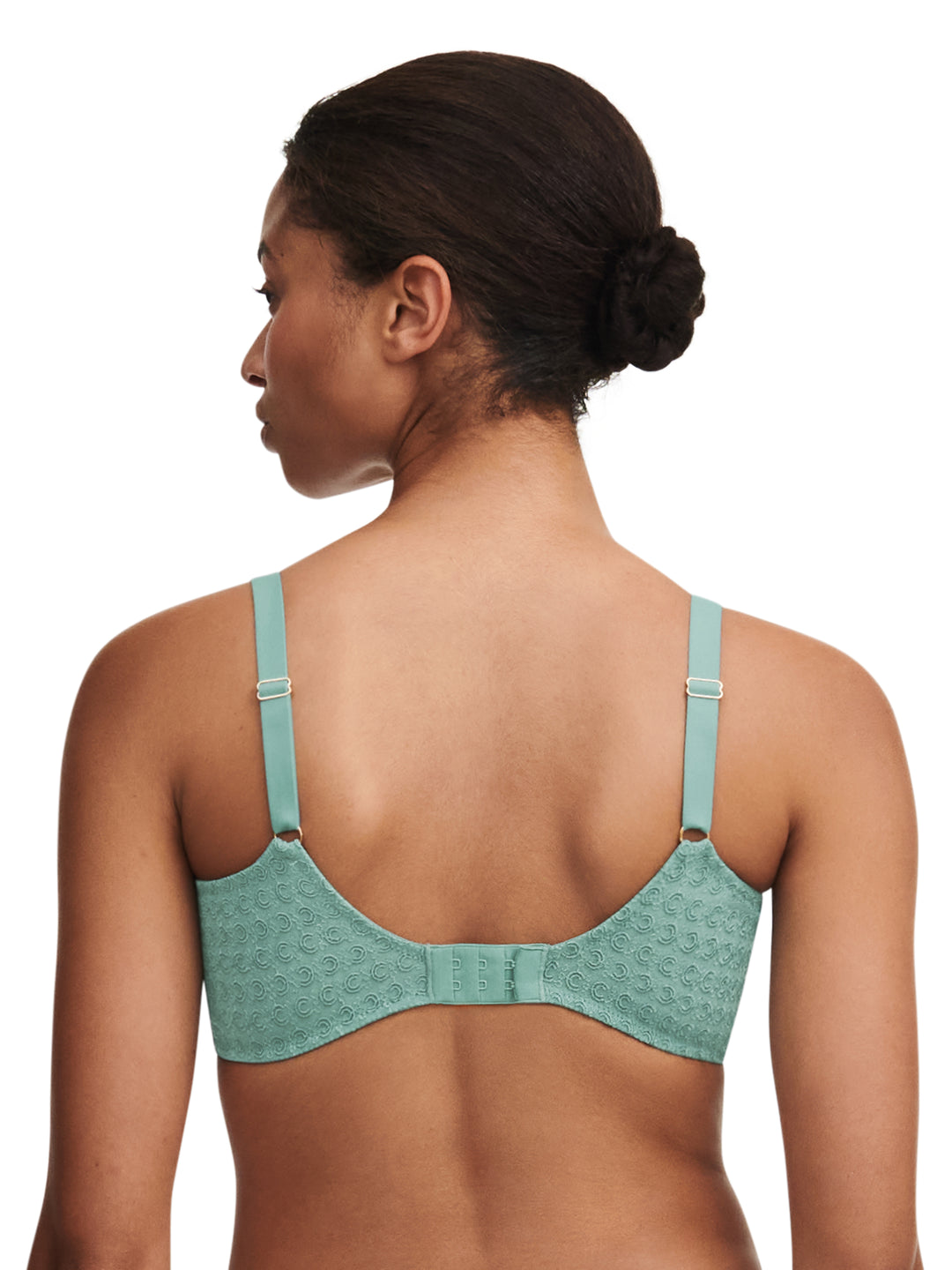 Chantelle - Monogram Half-Cup Memory Bra Trellis Green