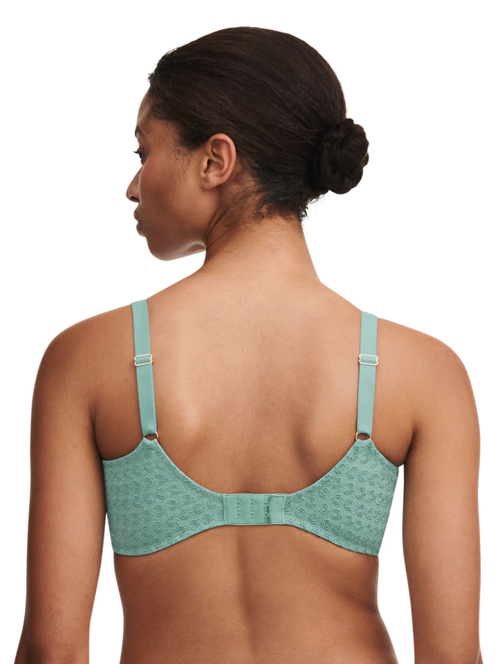 Chantelle - Monogram Half-Cup Memory Bra Trellis Green