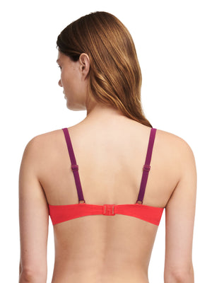 Chantelle Swimwear - Authentic Half-Cup Memory Bikini Rouge / Orange