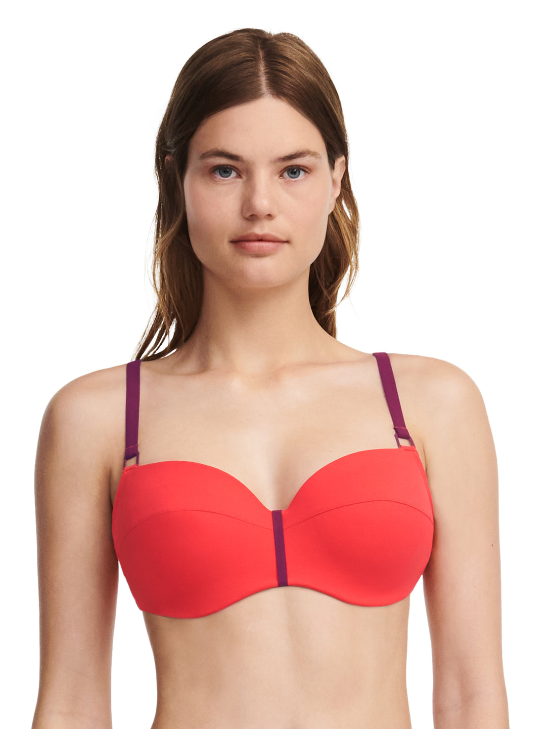 Chantelle Swimwear - Authentic Half-Cup Memory Bikini Rouge / Orange