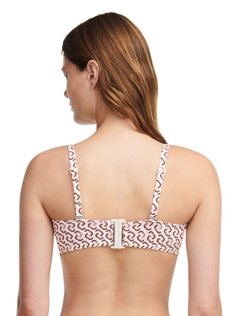 Chantelle Swimwear - Authentic Wirefree Bandeau Spacer Bikini Monogram