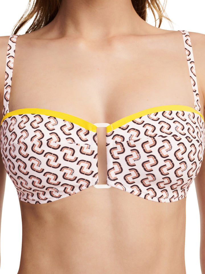 Chantelle Swimwear - Authentic Wirefree Bandeau Spacer Bikini Monogram