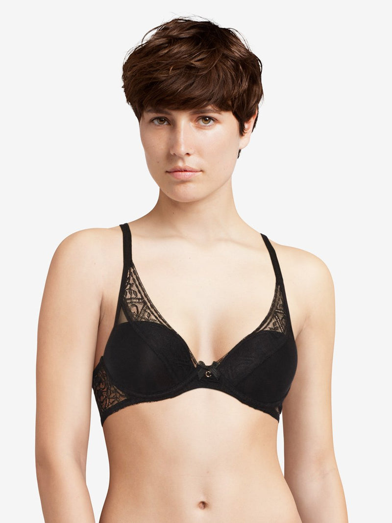Chantelle Alto Plunge T-Shirt Bra - Black T-Shirt Bra Chantelle