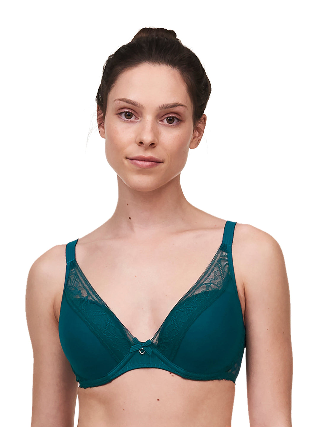 Chantelle Alto Plunge T-Shirt Bra - Oriental Green Plunge Bra Chantelle 