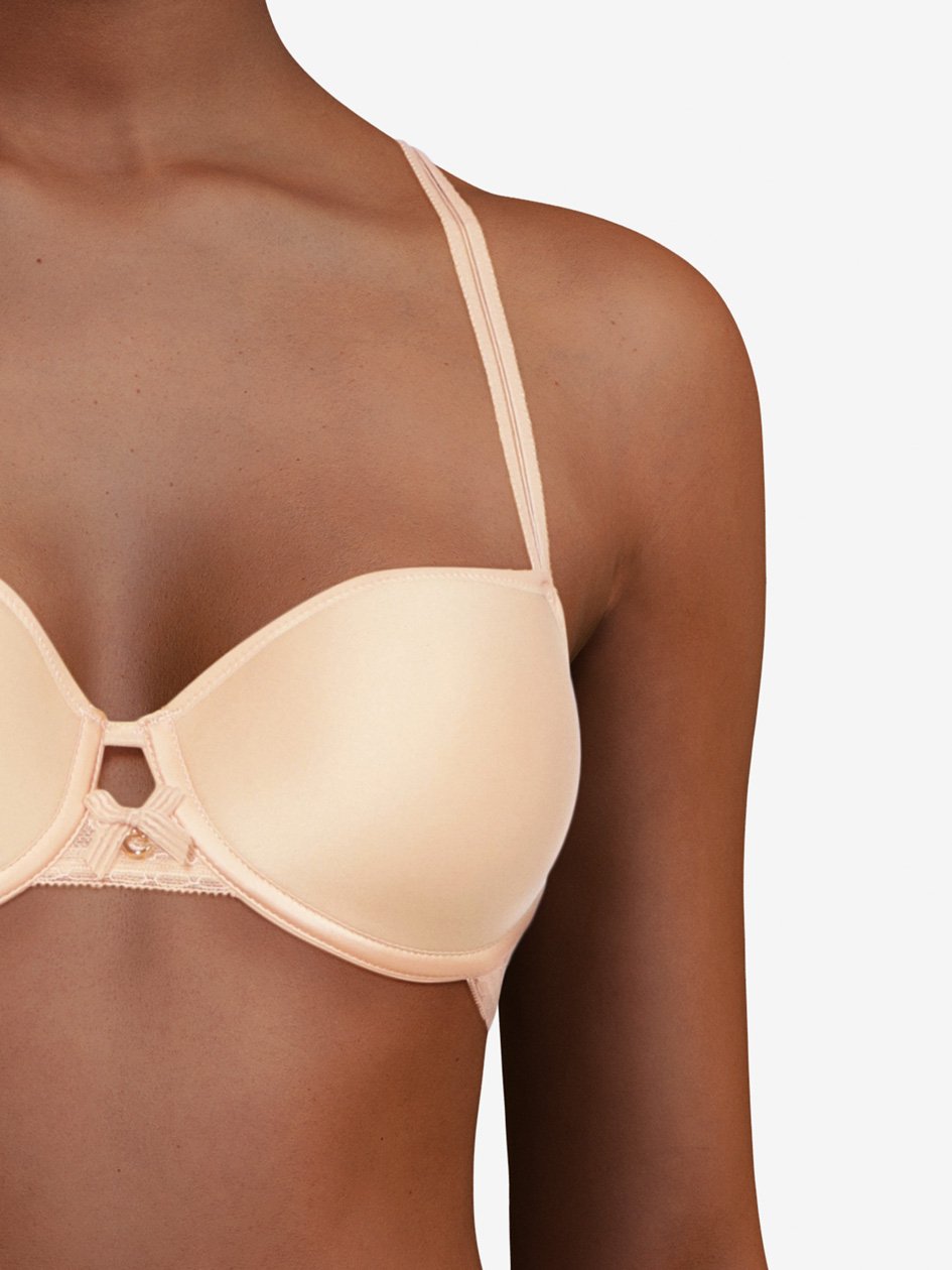Chantelle Alto Half-Cup Memory Bra - Golden Beige Half-Cup Bra Chantelle