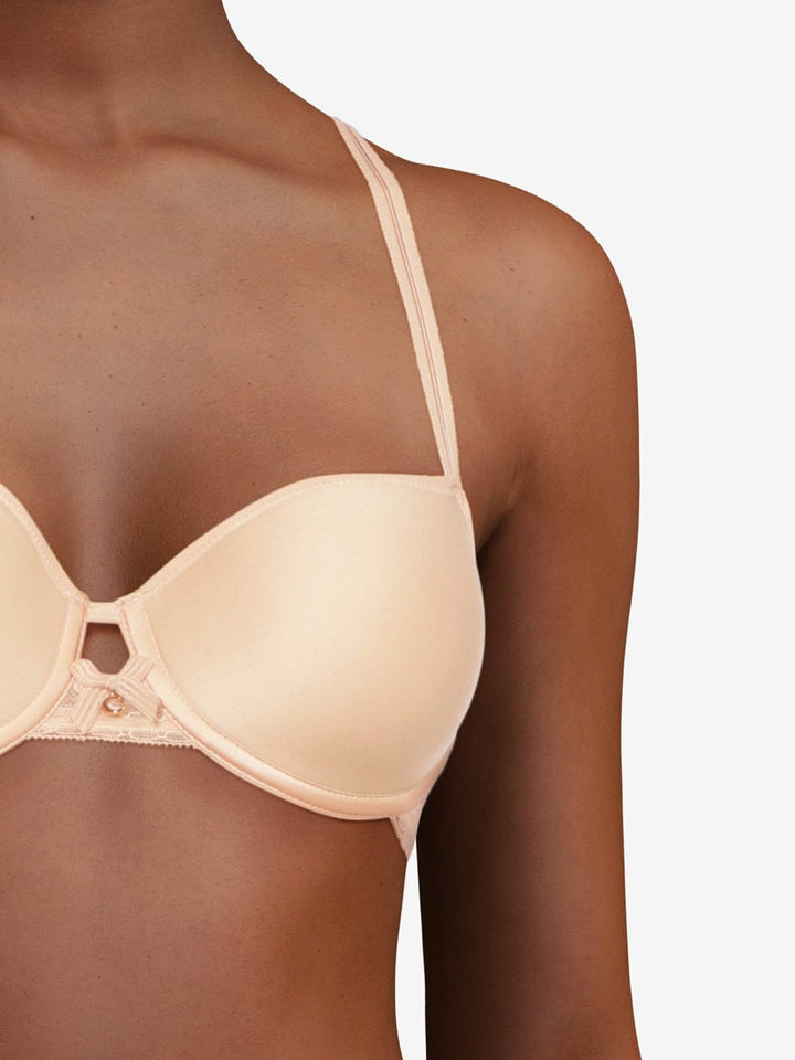 Chantelle Alto Half-Cup Memory Bra - Golden Beige Half-Cup Bra Chantelle