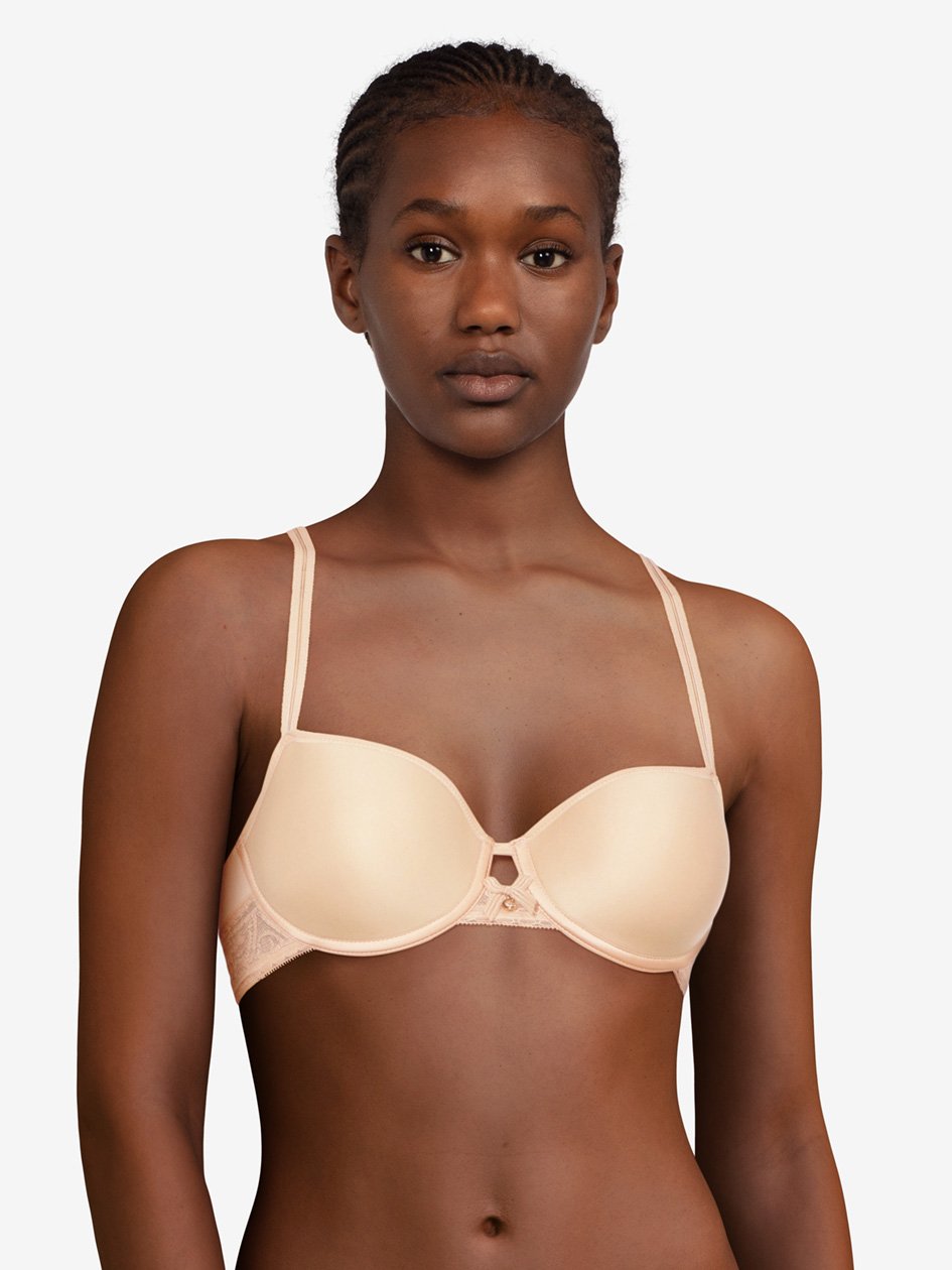 Chantelle Alto Half-Cup Memory Bra - Golden Beige Half-Cup Bra Chantelle