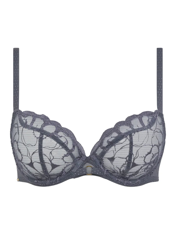 Chantelle - Fleurs Covering Underwired Bra Fancy Grey