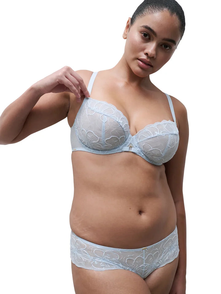 Chantelle - Fleurs Covering Underwired Bra Icy Flower