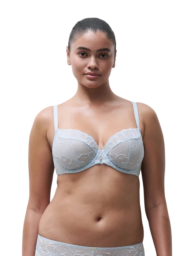 Chantelle - Fleurs Covering Underwired Bra Icy Flower