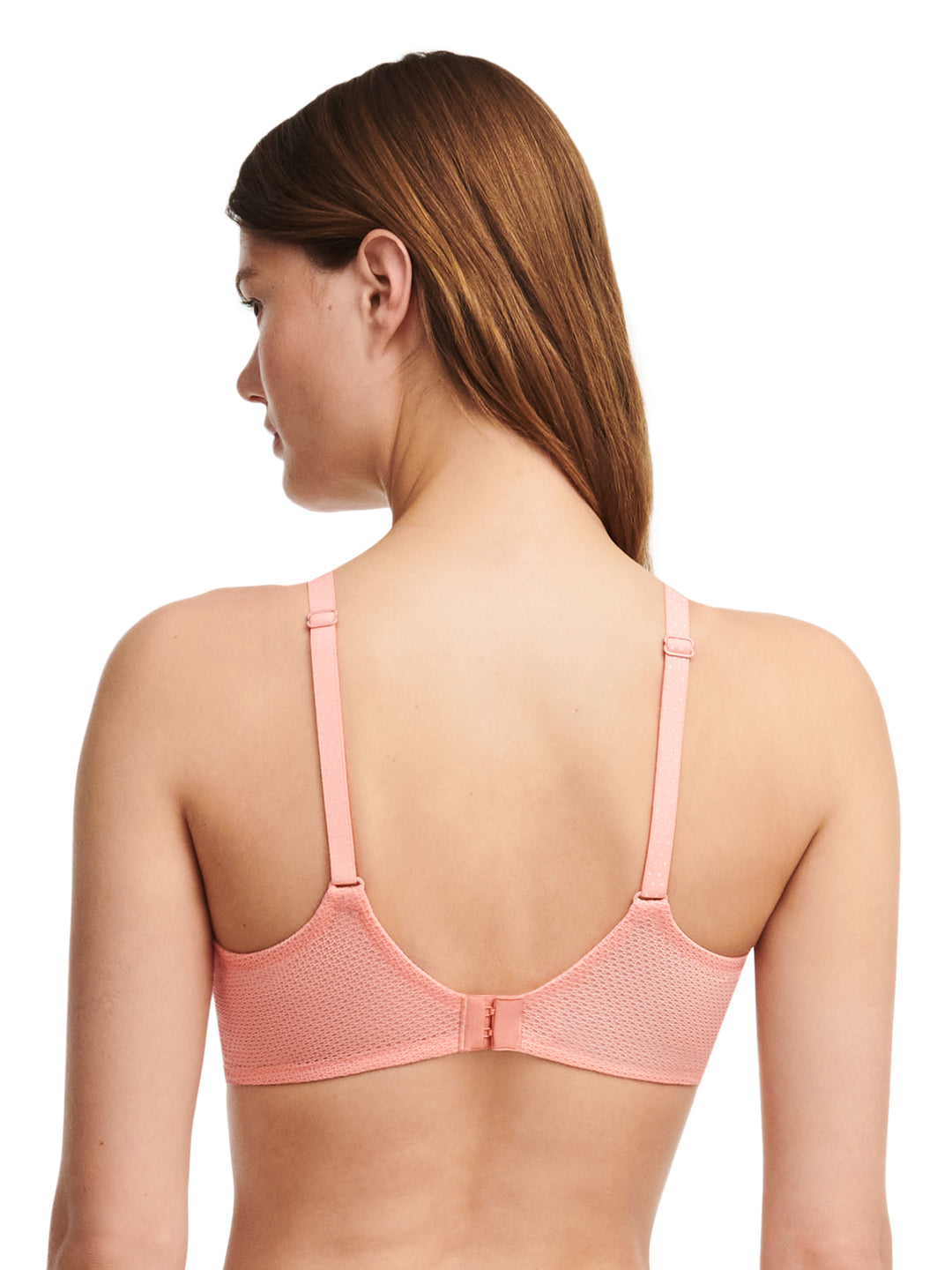 Chantelle - Fleurs Half-Cup Balcony Bra Candlelight Peach