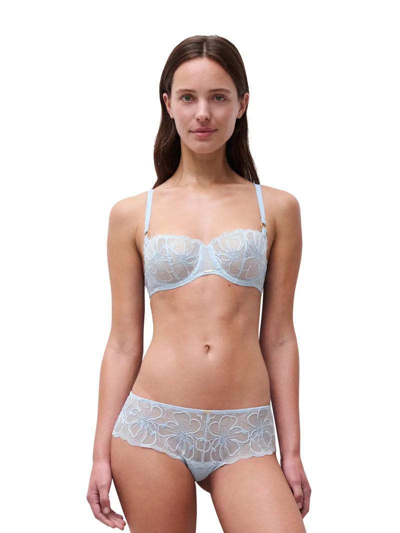 Chantelle - Fleurs Half-Cup Balcony Bra Icy Flower
