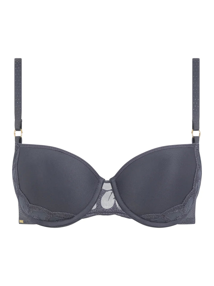 Chantelle - Fleurs Half-Cup Memory Bra Fancy Grey
