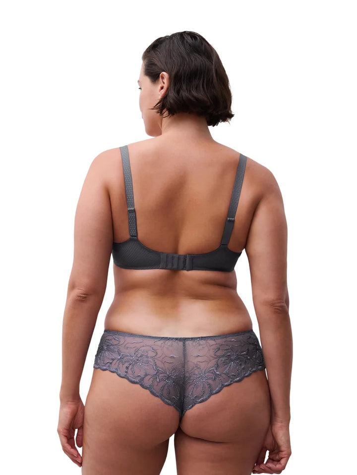 Chantelle - Fleurs Half-Cup Memory Bra Fancy Grey